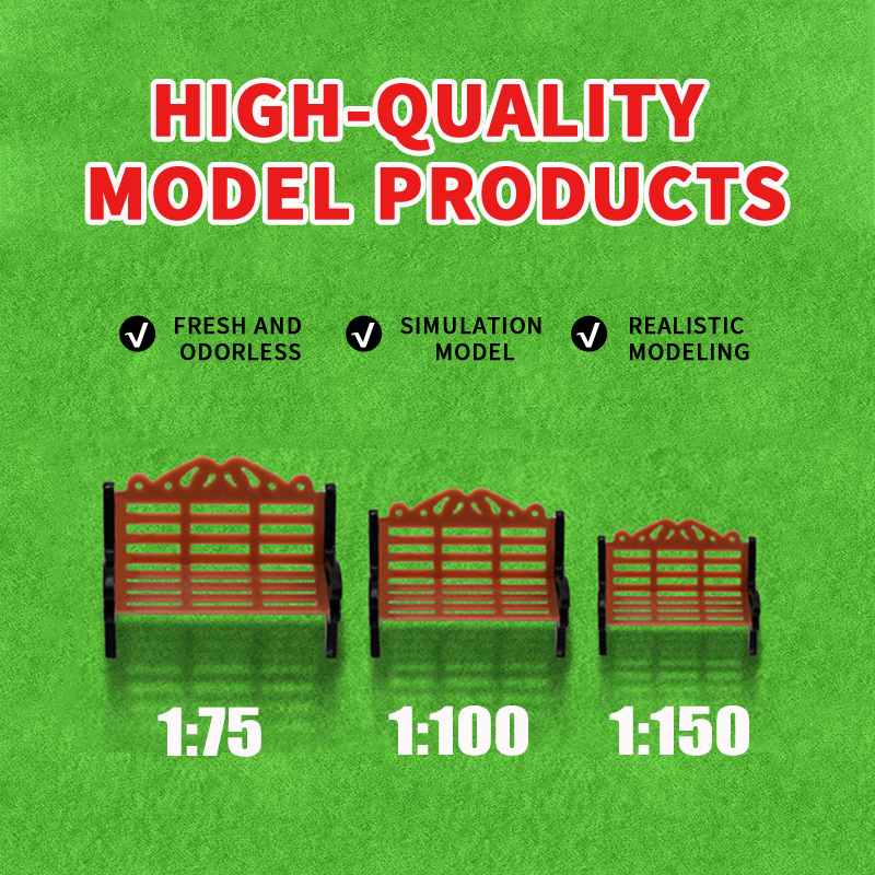 10PCS Miniature Park Bench Mod - Kids Outdoor Doll House avaliação e preço