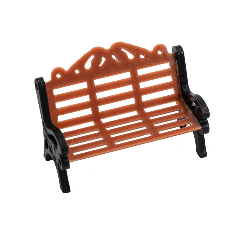 10PCS Miniature Park Bench Mod - Kids Outdoor Doll House avaliação e preço