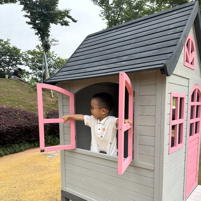 Kids log house, tree , outdoor - Kids Outdoor Doll House avaliação e preço