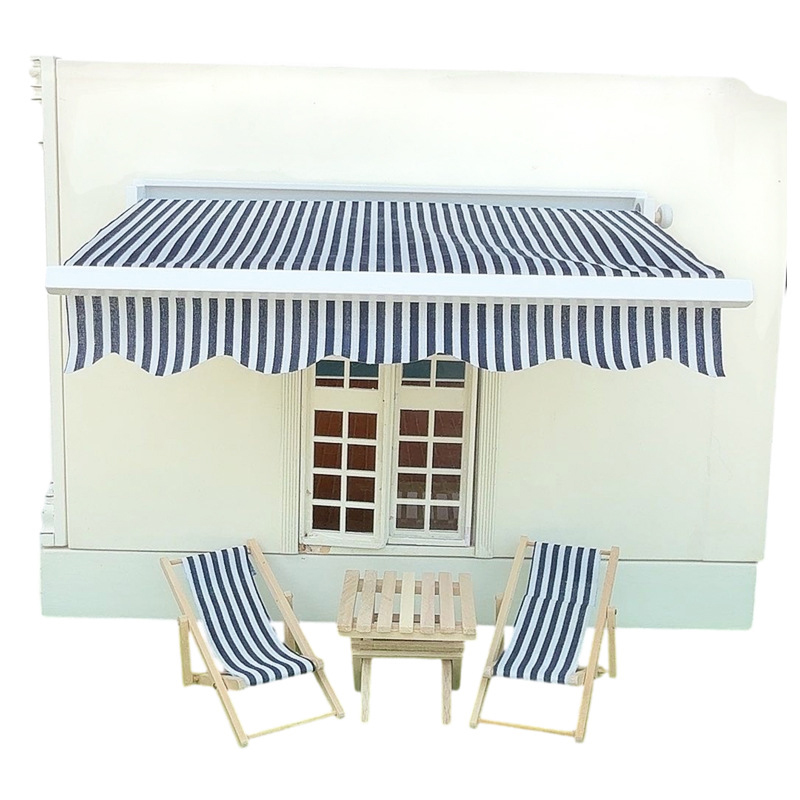 1/12 Dollhouse Simulation Awni - Kids Outdoor Doll House avaliação e preço