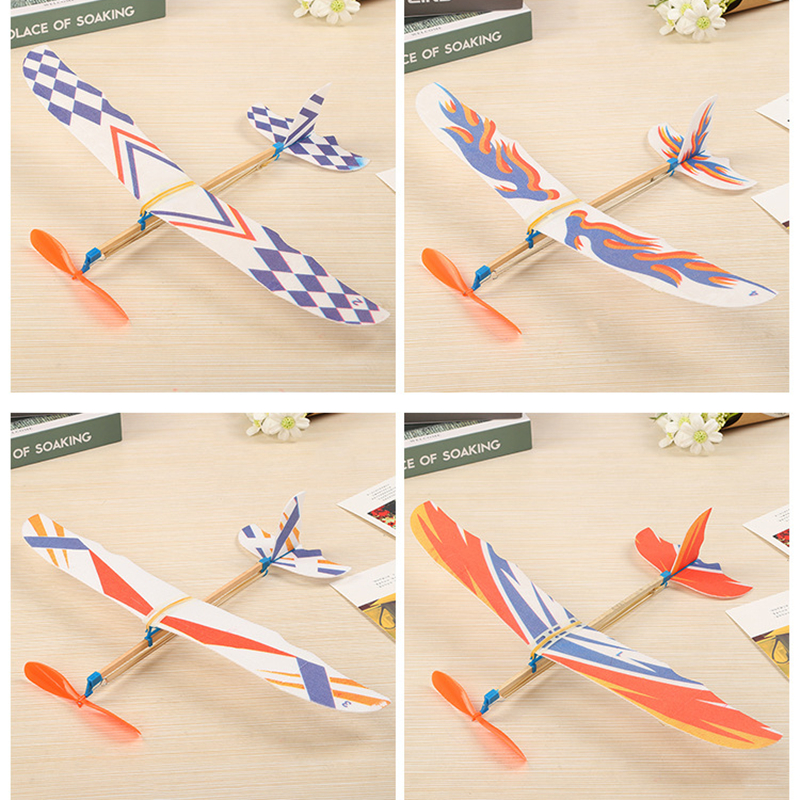 10PCS Airplane Model Rubber Ba - Kids Outdoor Play Equipment avaliação e preço