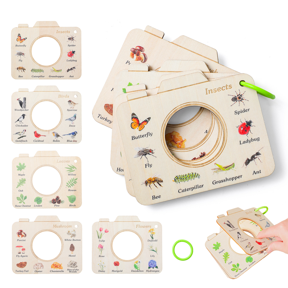 Wooden Camera Shape Nature Cog - Kids Outdoor Play Equipment avaliação e preço