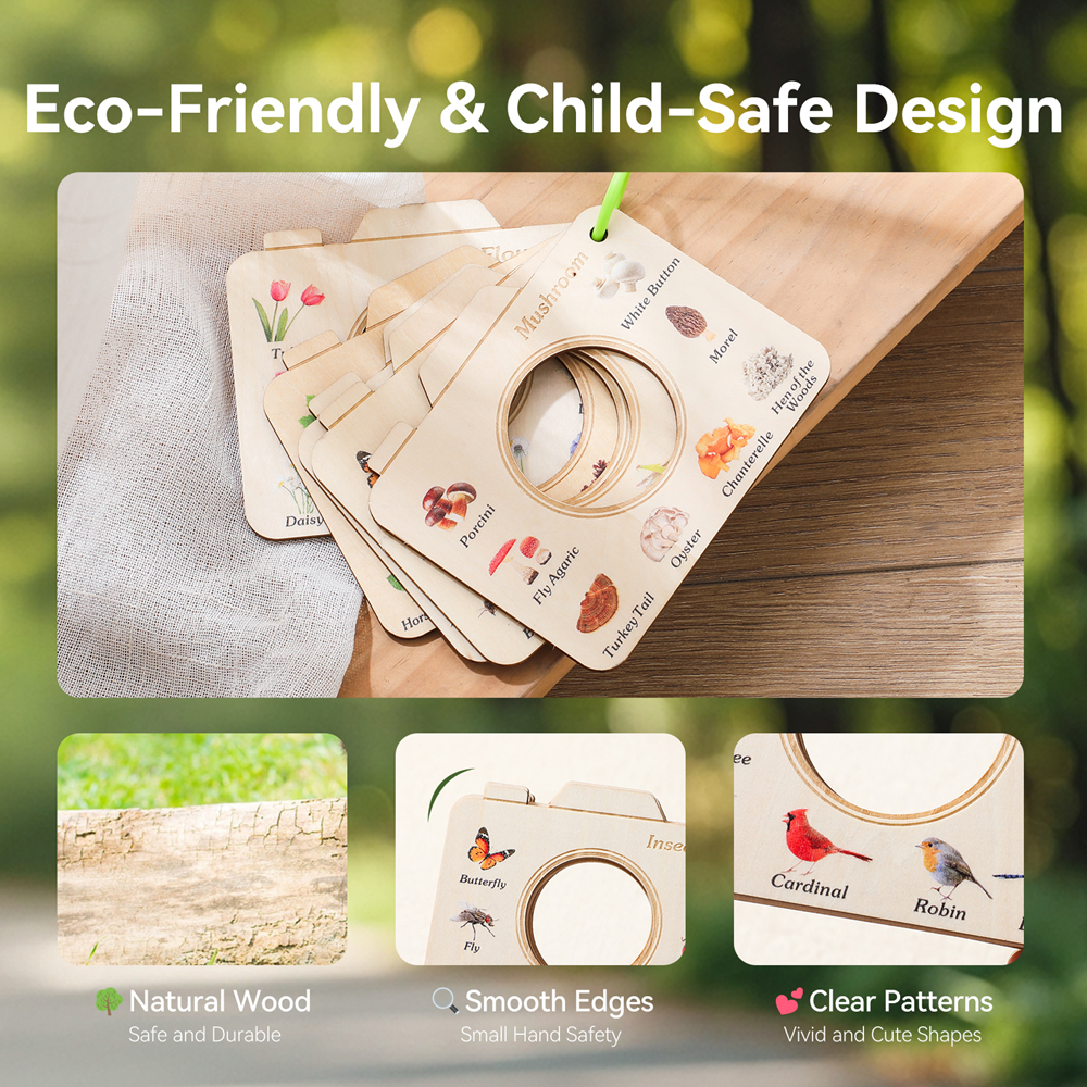 Wooden Camera Shape Nature Cog - Kids Outdoor Play Equipment avaliação e preço