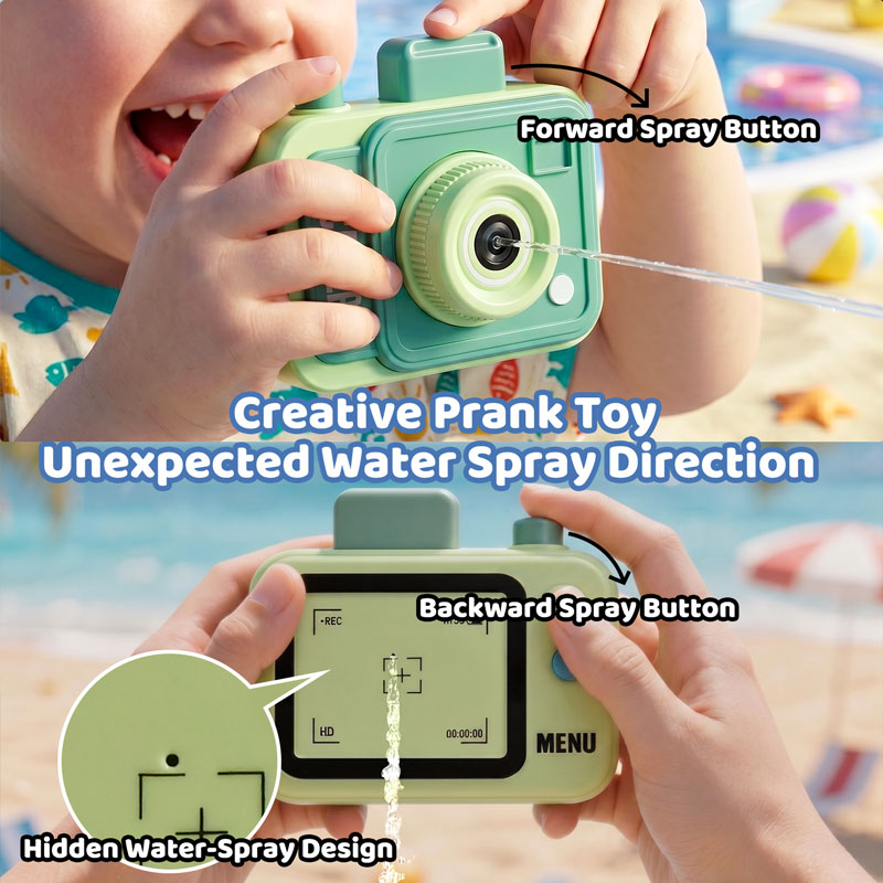 Double-sided Water Gun Camera  - Water Gun Soaker avaliação e preço