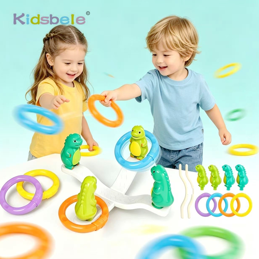 Fun Dinosaur Ring Toss Game fo - Kids Outdoor Games For Party avaliação e preço