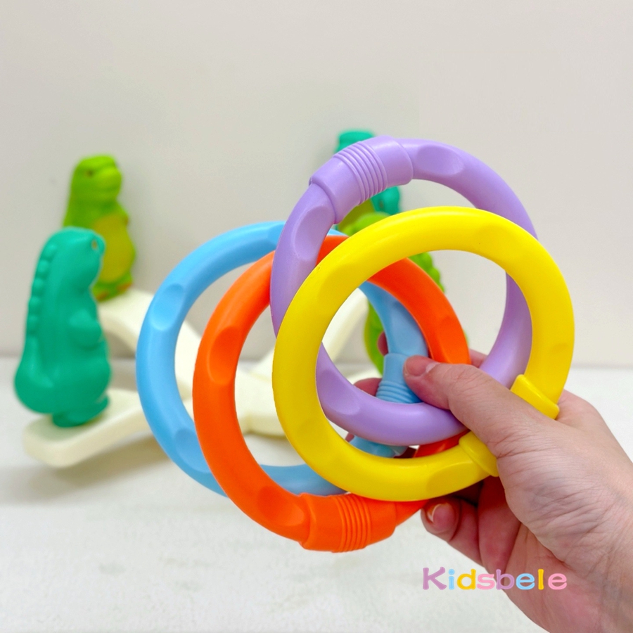 Fun Dinosaur Ring Toss Game fo - Kids Outdoor Games For Party avaliação e preço