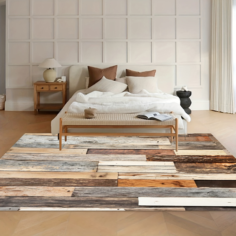 Anti-slip Carpet 3D Wood Grain - Kids Outdoor Wooden Table avaliação e preço