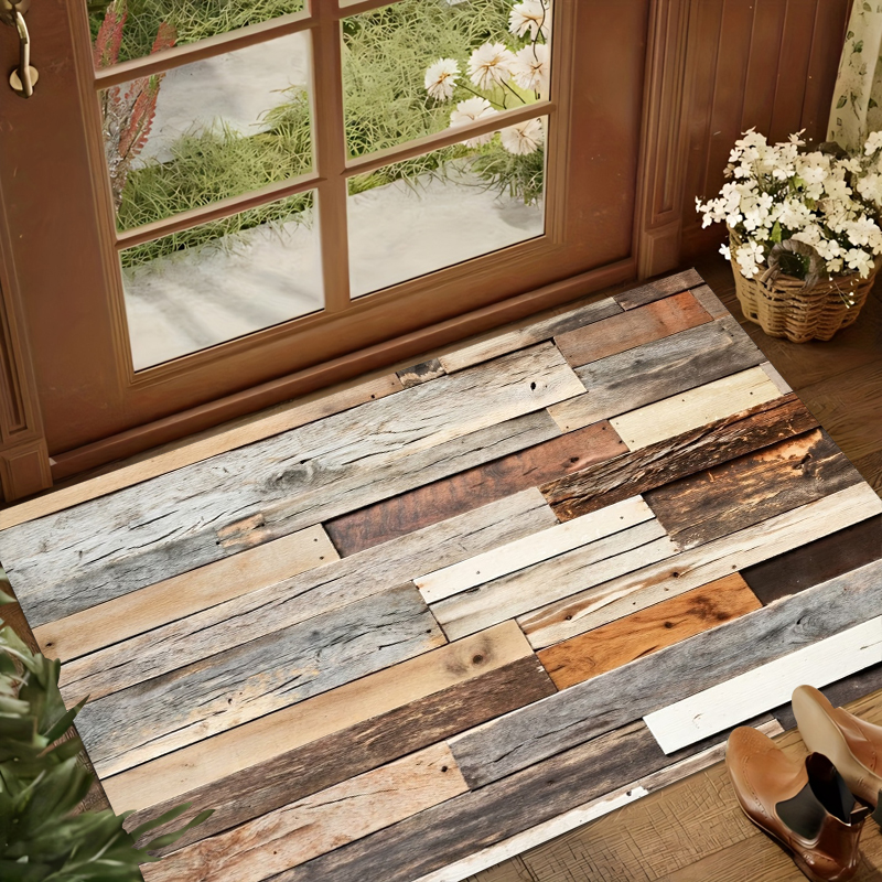 Anti-slip Carpet 3D Wood Grain - Kids Outdoor Wooden Table avaliação e preço