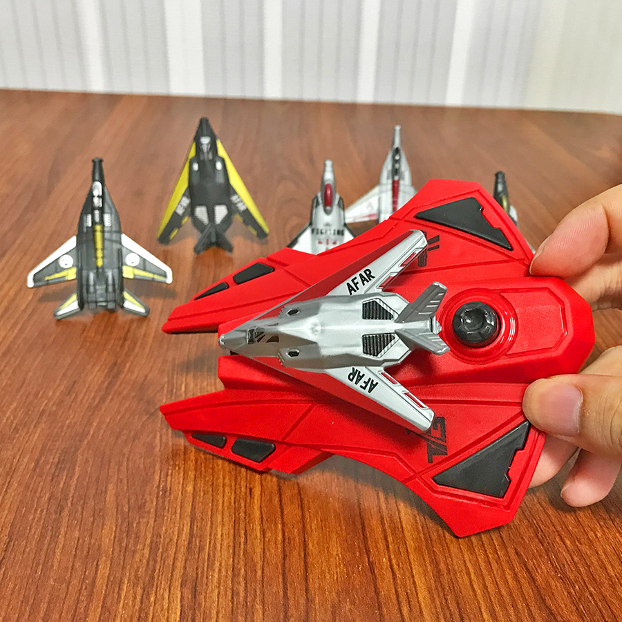 6pcs Fighter Plane Red Launche - Kids Outdoor Play Equipment avaliação e preço