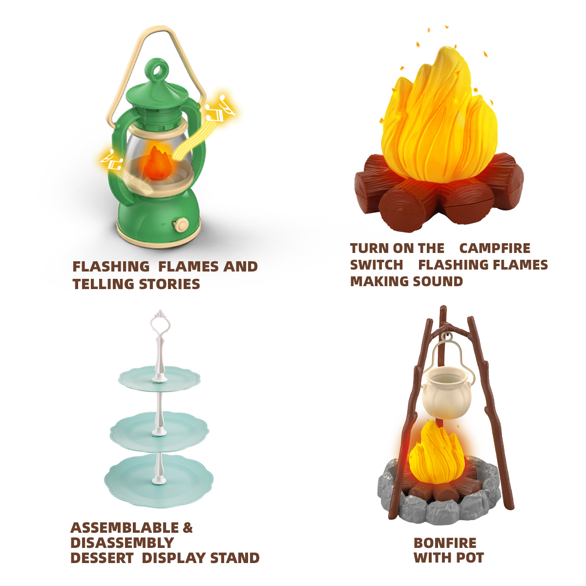 Kids Camping Set Campfire Pret - Kids Outdoor Lights avaliação e preço