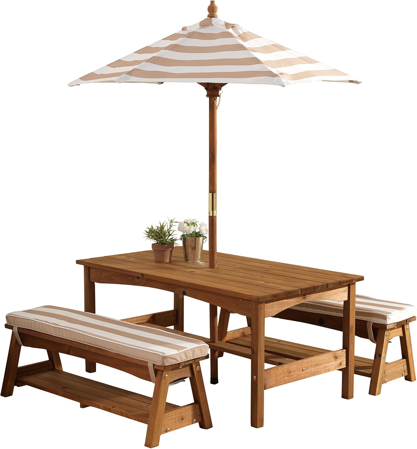 Outdoor Wooden Table & Bench S - Kids Outdoor Wooden Table avaliação e preço