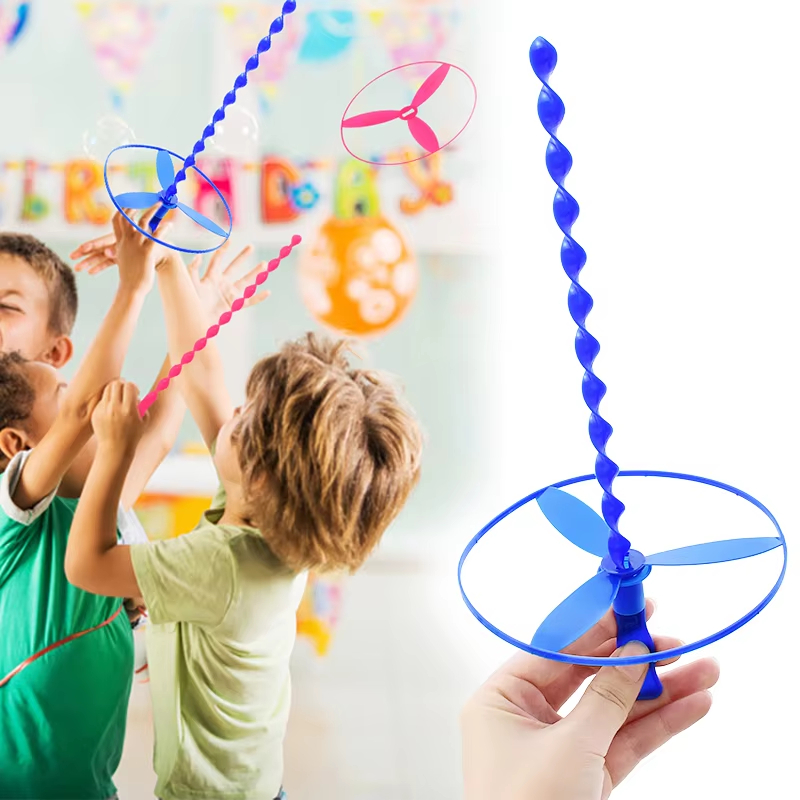 Kids Flying Spiral Top Toy, Pu - Kids Outdoor Games For Party avaliação e preço