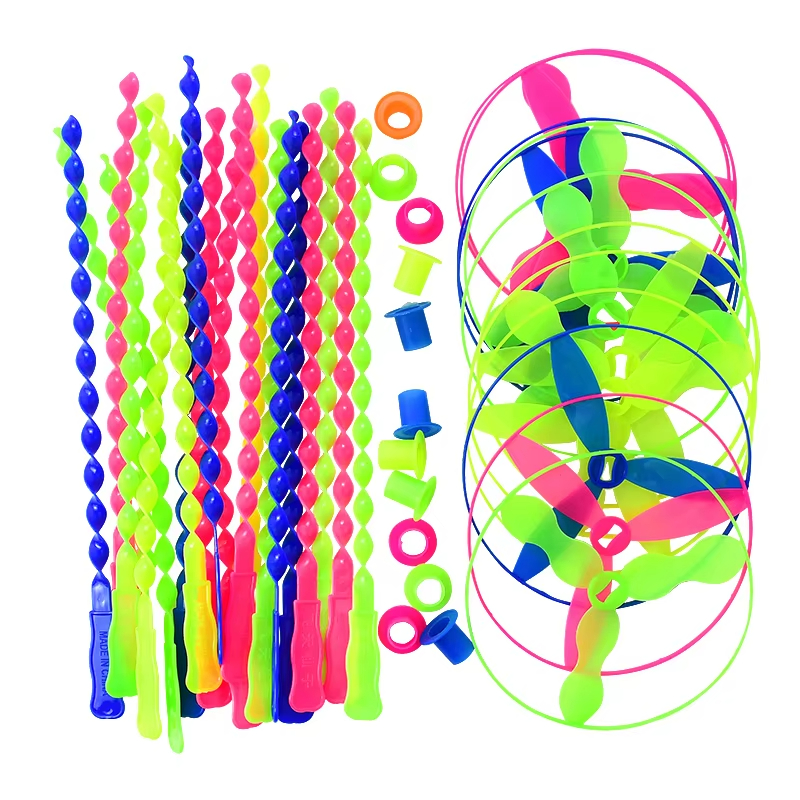 Kids Flying Spiral Top Toy, Pu - Kids Outdoor Games For Party avaliação e preço