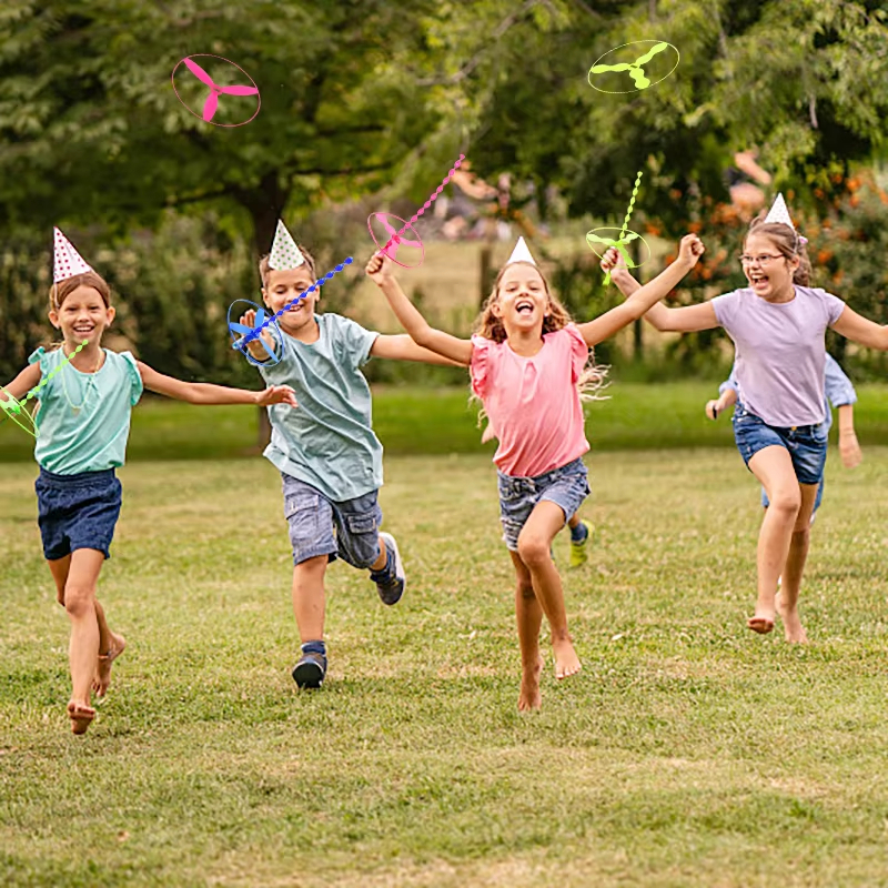 Kids Flying Spiral Top Toy, Pu - Kids Outdoor Games For Party avaliação e preço
