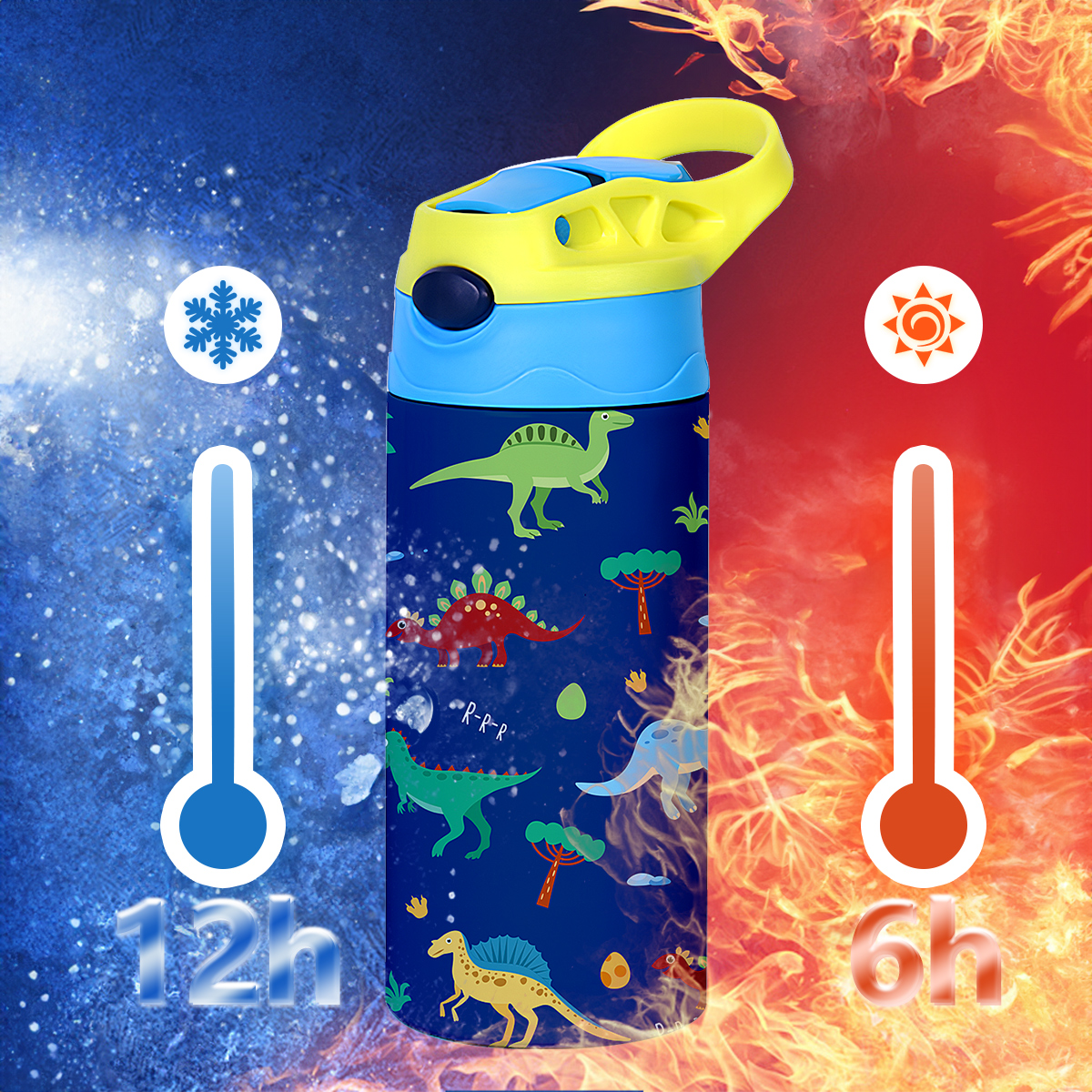 350ml Cartoon Pattern Vacuum C - Outdoor Kid Friendly avaliação e preço
