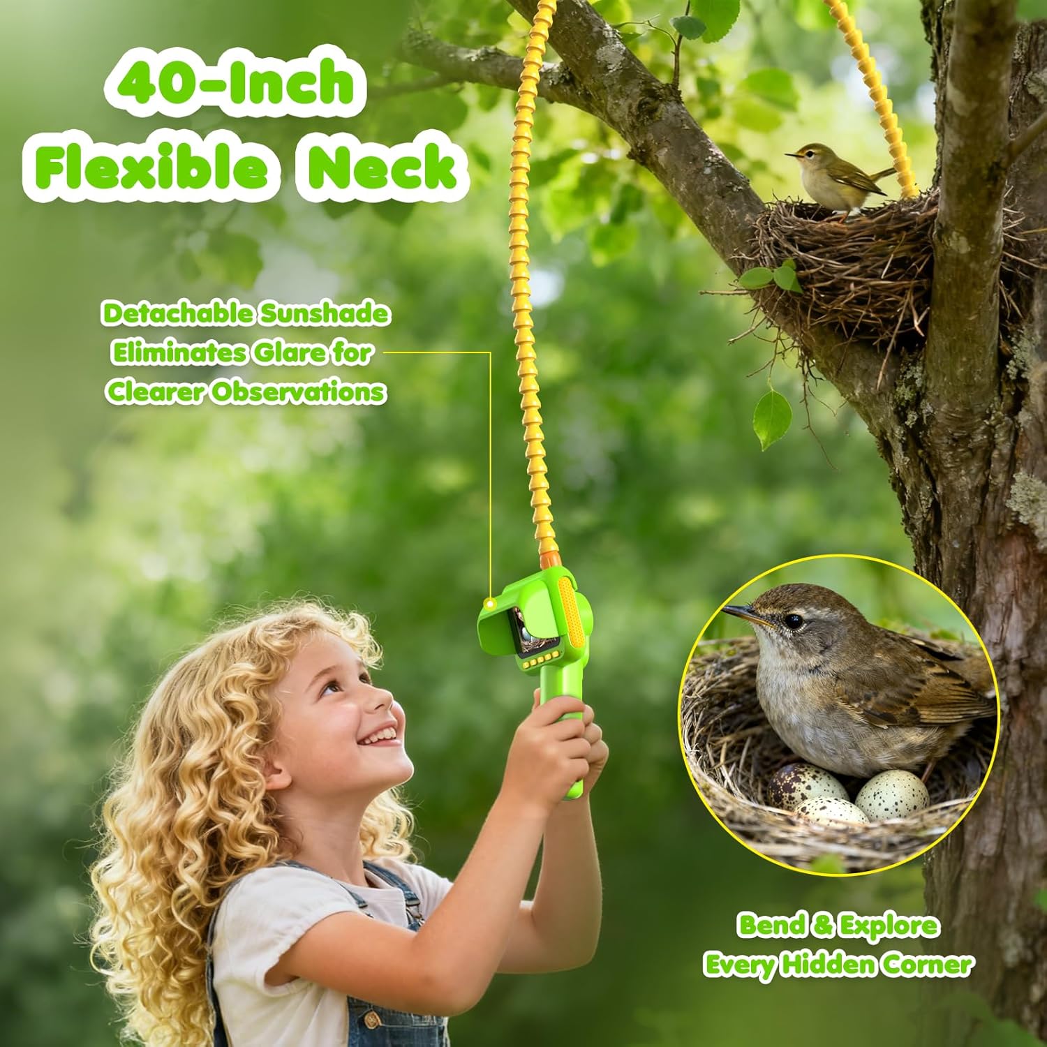 Endoscope for Kids, Borescope  - Kids Outdoor Lights avaliação e preço
