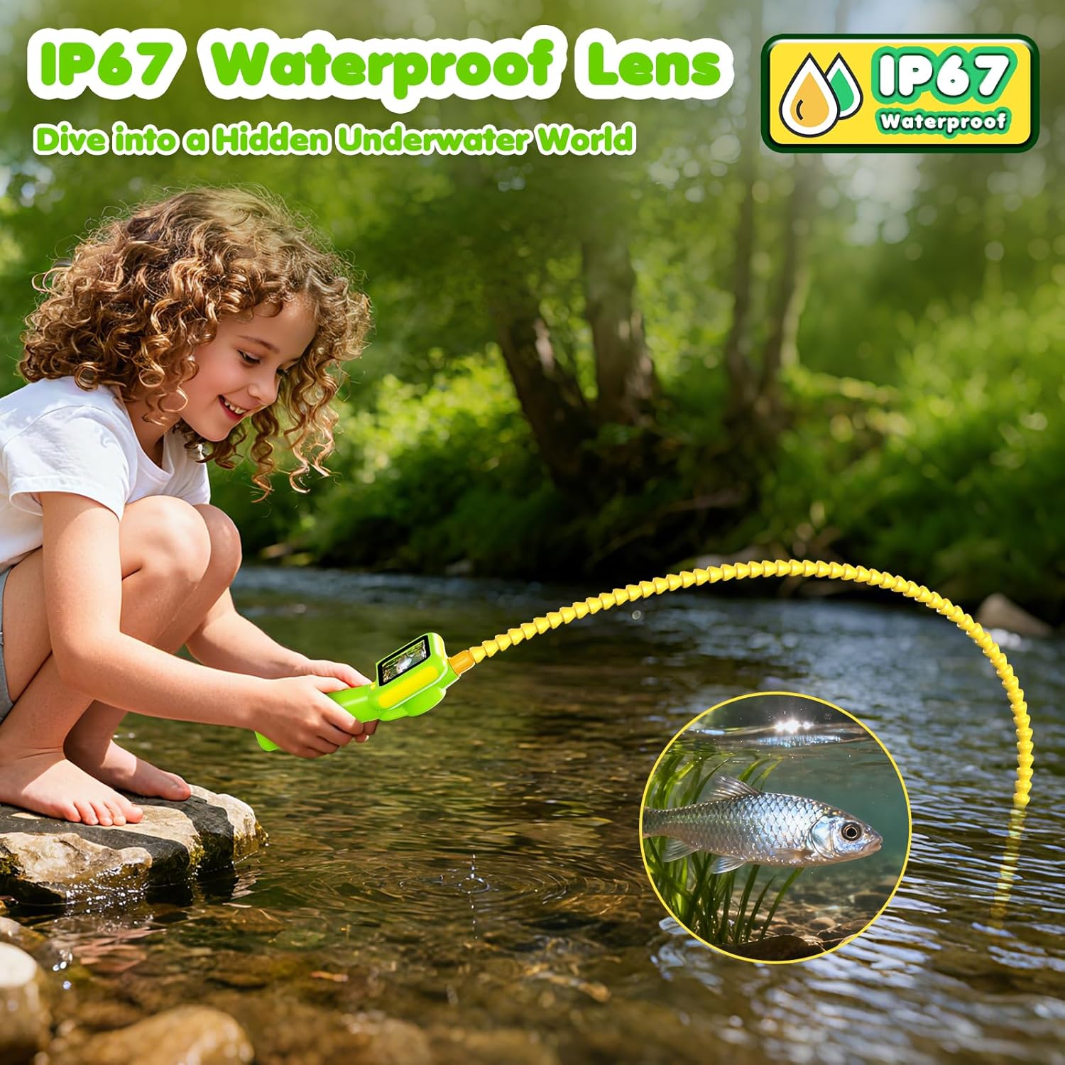 Endoscope for Kids, Borescope  - Kids Outdoor Lights avaliação e preço