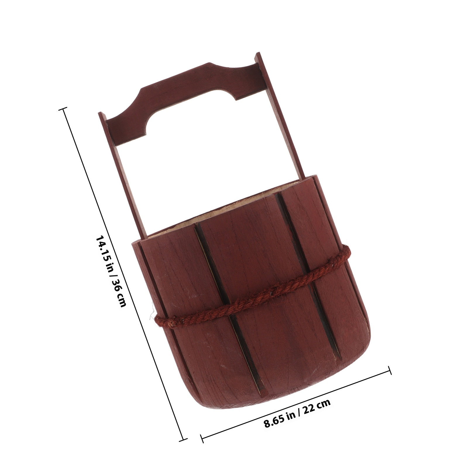 Wooden Bucket Dance Prop for C - Kids Outdoor Garden avaliação e preço