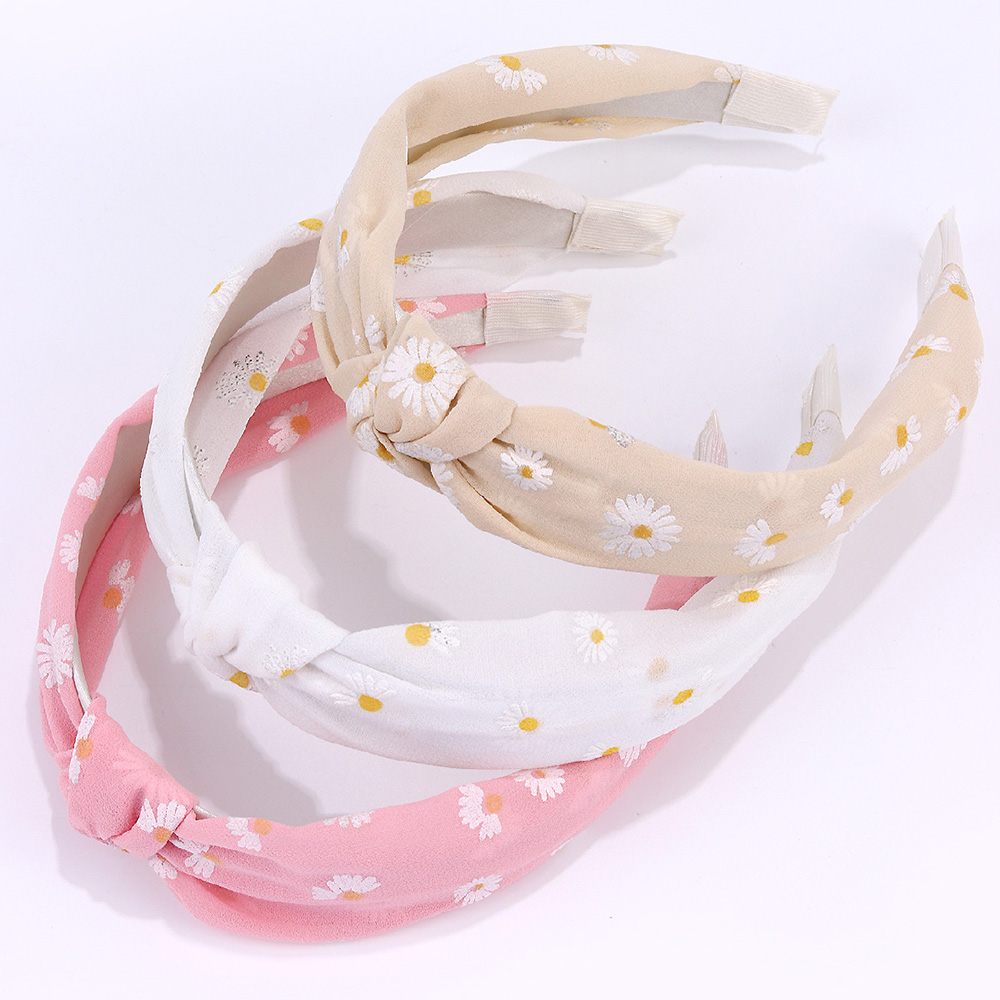 3pcs/set Daisy Pattern Headban - Kids Outdoor Outfit avaliação e preço