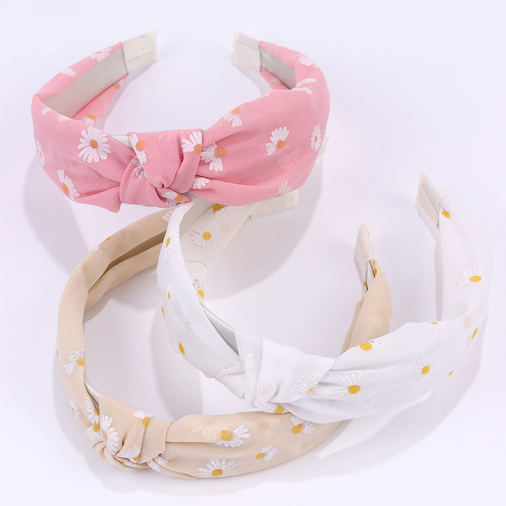 3pcs/set Daisy Pattern Headban - Kids Outdoor Outfit avaliação e preço