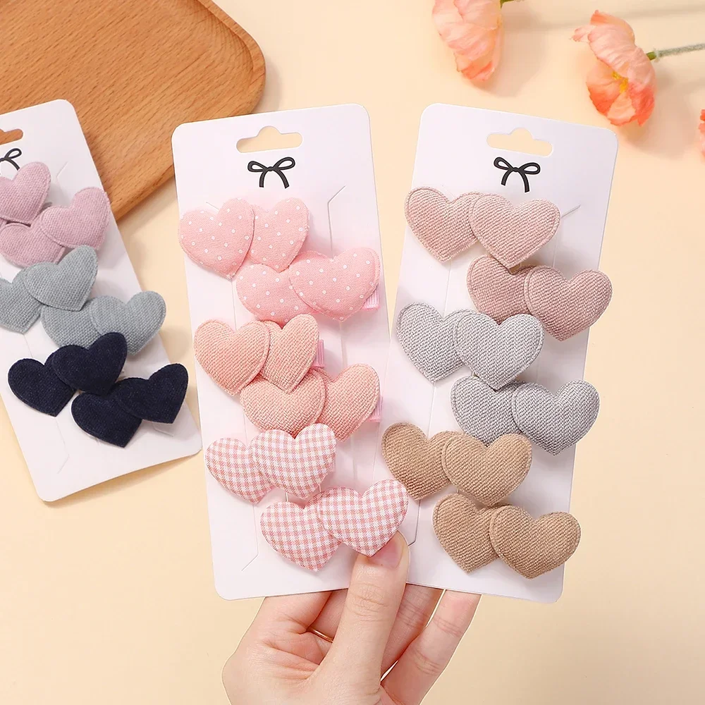 6Pcs/set Elegant Heart Designs - Kids Outdoor Outfit avaliação e preço