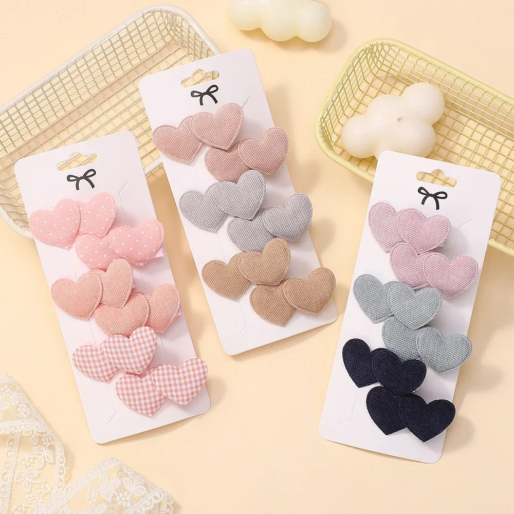 6Pcs/set Elegant Heart Designs - Kids Outdoor Outfit avaliação e preço