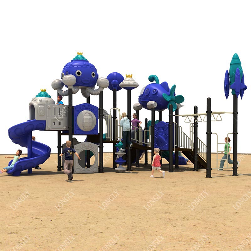 114mm Kids Plastic Playground  - Kids Outdoor Playground avaliação e preço