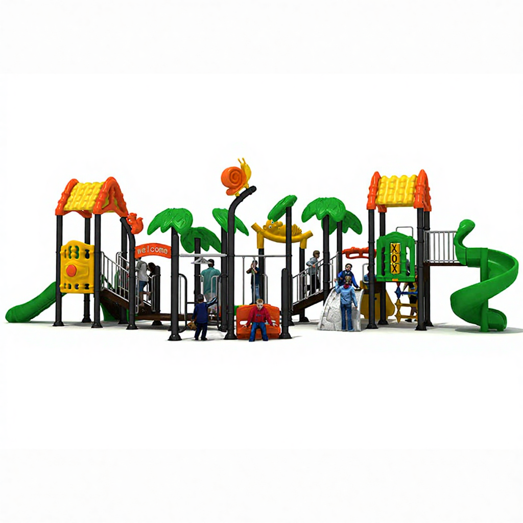 High-Level Outdoor Playground  - Kids Outdoor Garden avaliação e preço