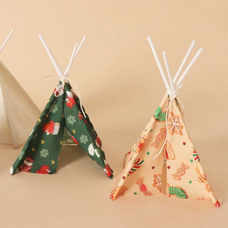 Dollhouse Mini Christmas Campi - Kids Outdoor Play Tent avaliação e preço