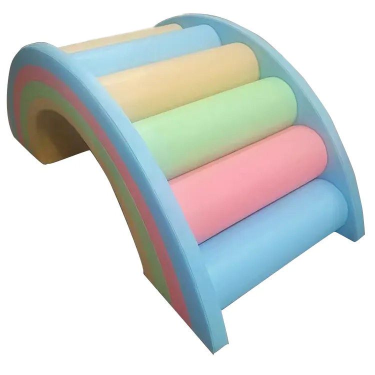 Macaroon-Colored Kids Soft Pla - Kids Outdoor Playground avaliação e preço