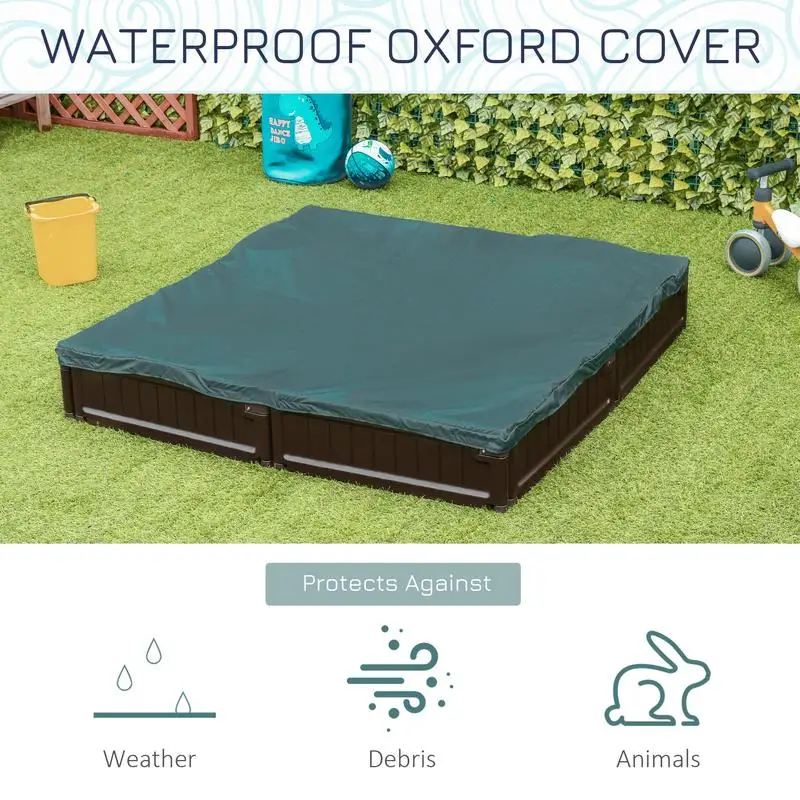Outsunny Kids Outdoor Sandbox  - Kids Outdoor Garden avaliação e preço