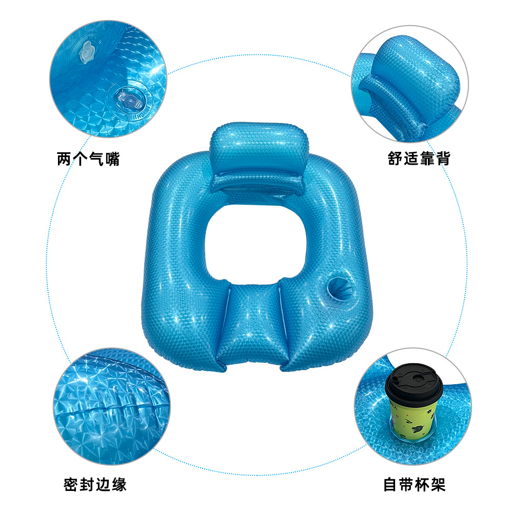 2026 New Summer PVC Pearlescen - Kids Outdoor Lounge Chair avaliação e preço