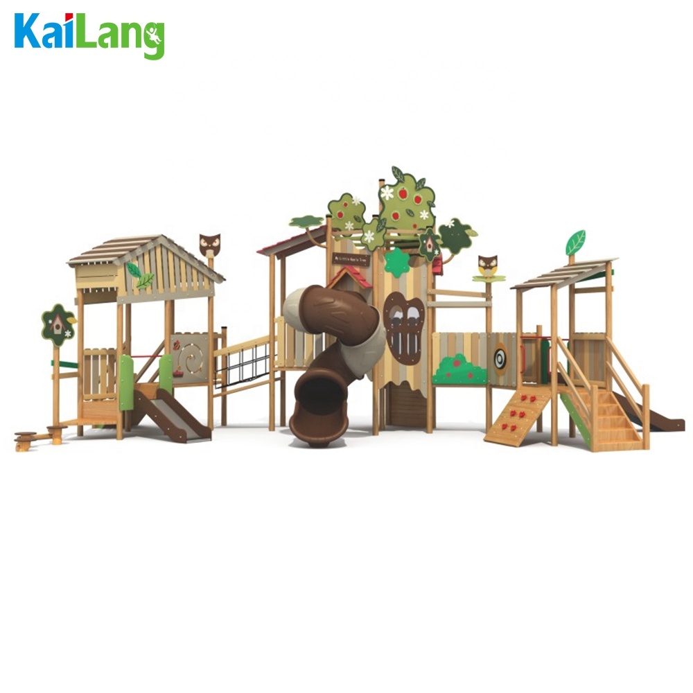 Forest Garden Wooden Amusement - Outdoor Children'S Park avaliação e preço