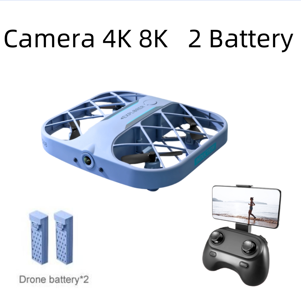 JJRC H107 FPV RC Drone with 2  - Kids Outdoor Play Equipment avaliação e preço