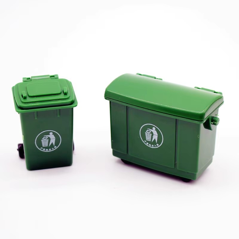 2 Pcs Simulation Curbside Tras - Kids Outdoor Doll House avaliação e preço