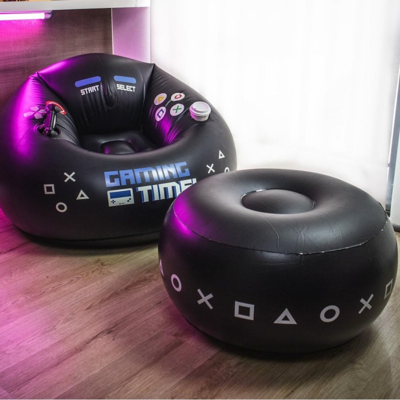 Inflatable Gaming Chair For Ki - Kids Outdoor Garden avaliação e preço