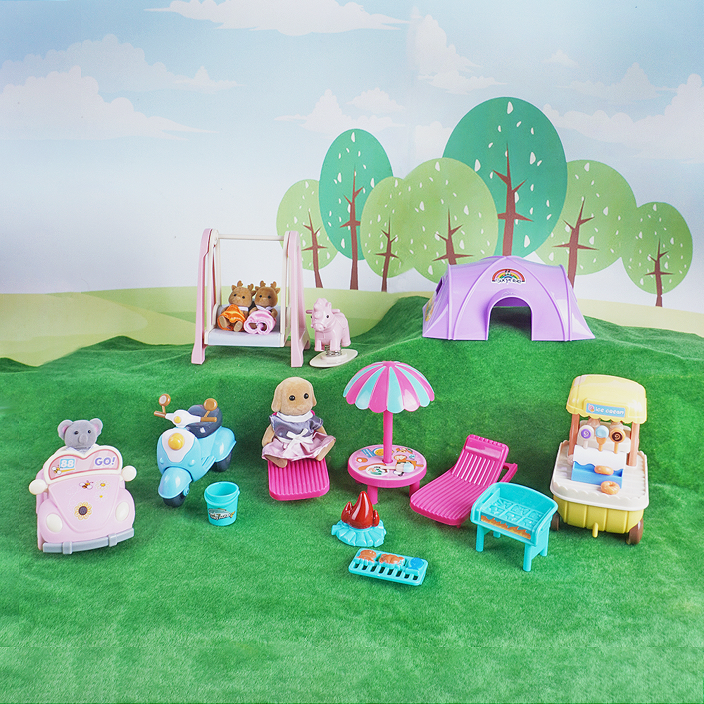 1/12 Mini Furniture Model Outd - Kids Outdoor Doll House avaliação e preço