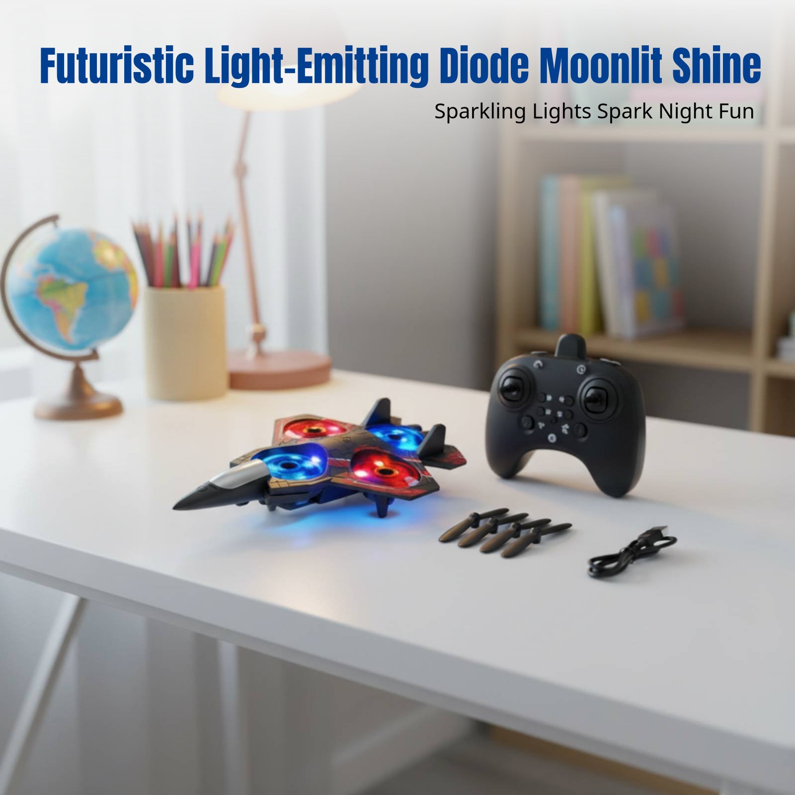 RC Stunt Fighter Jet, Remote C - Kids Outdoor Lights avaliação e preço