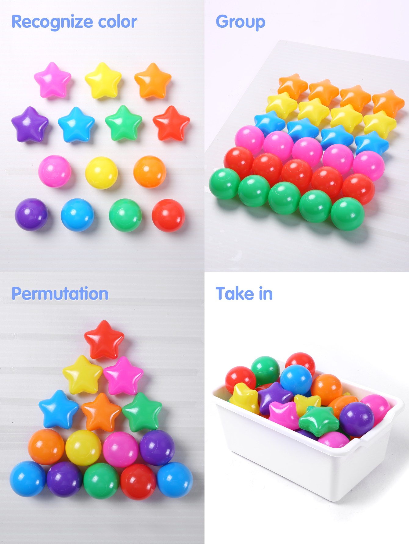 Crush Proof Ball Pit Ball Pack - Kids Outdoor Play Tent avaliação e preço